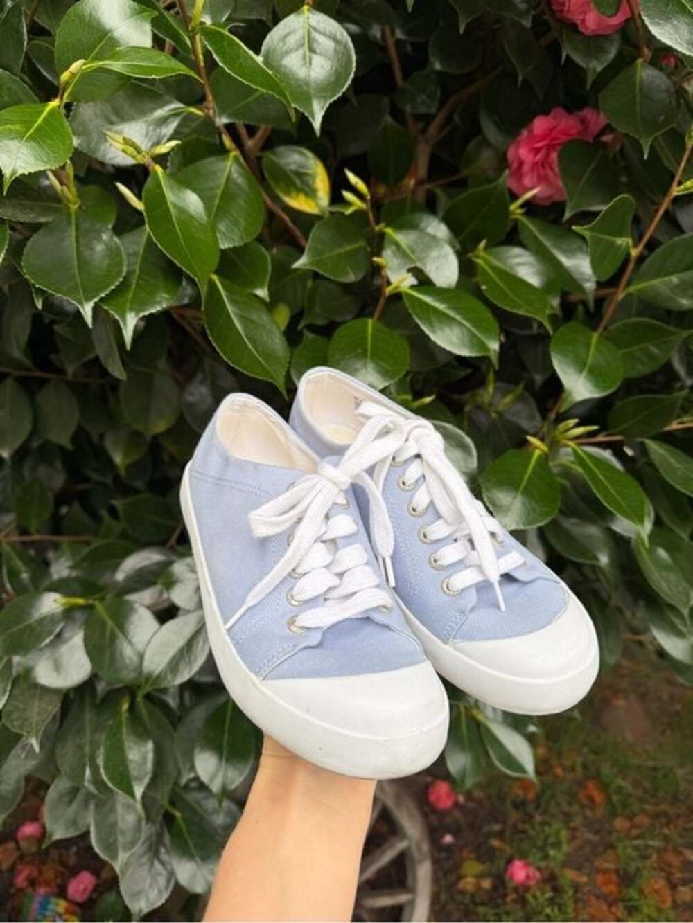 Vintage ESPRIT Canvas Lace-Up Sneakers